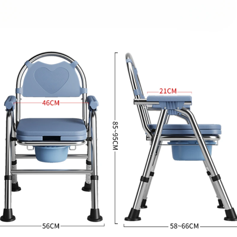 

Y Folding shower special for elderly and pregnant women, stainless steel toilet seat,bathroom anti slip stool, odor proof toilet