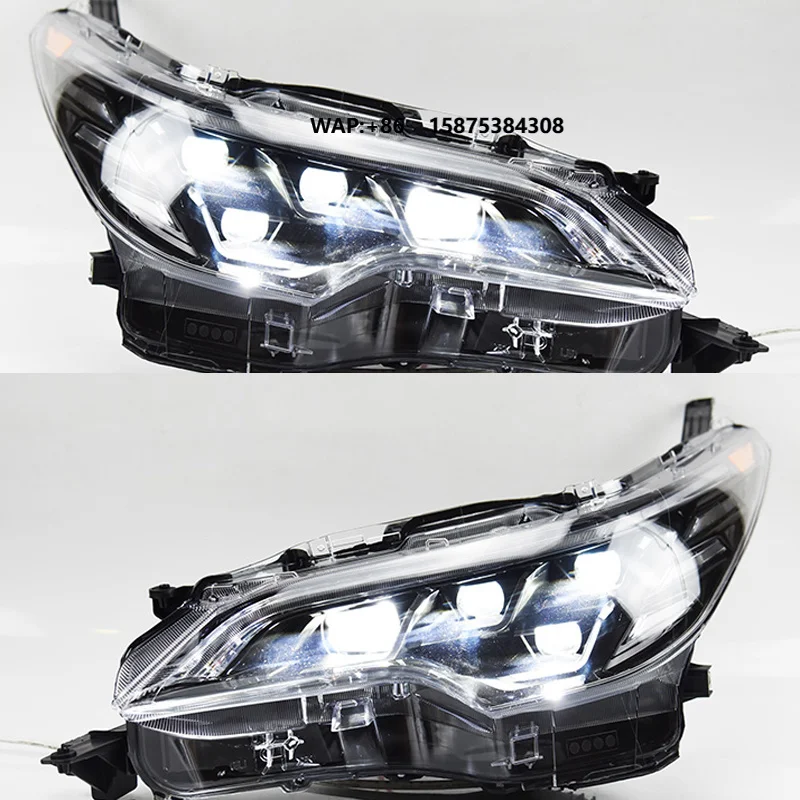 

1 Set LED Front Head Lamp Dynamic LED Headlight Assembly Hit for Fortuner Headlights