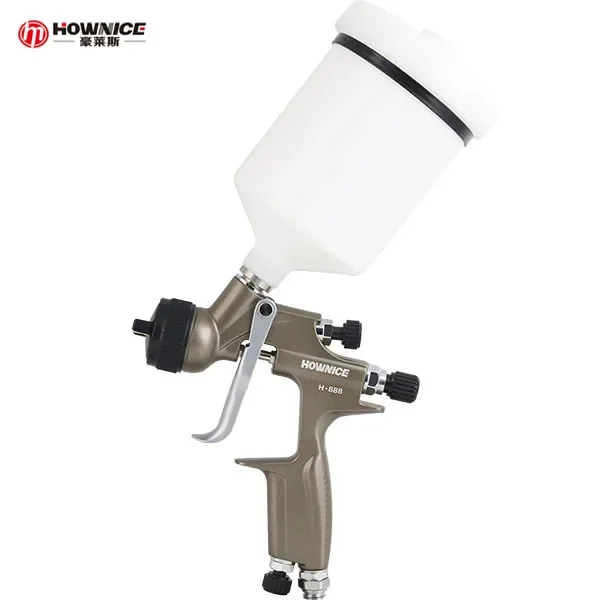 

China Manufacturers Hvlp H-888 30psi 1.3/1.4/1.7mm Nozzle Paint Spray Gun Funiture Car Painting Gravity Feed Paint Gun