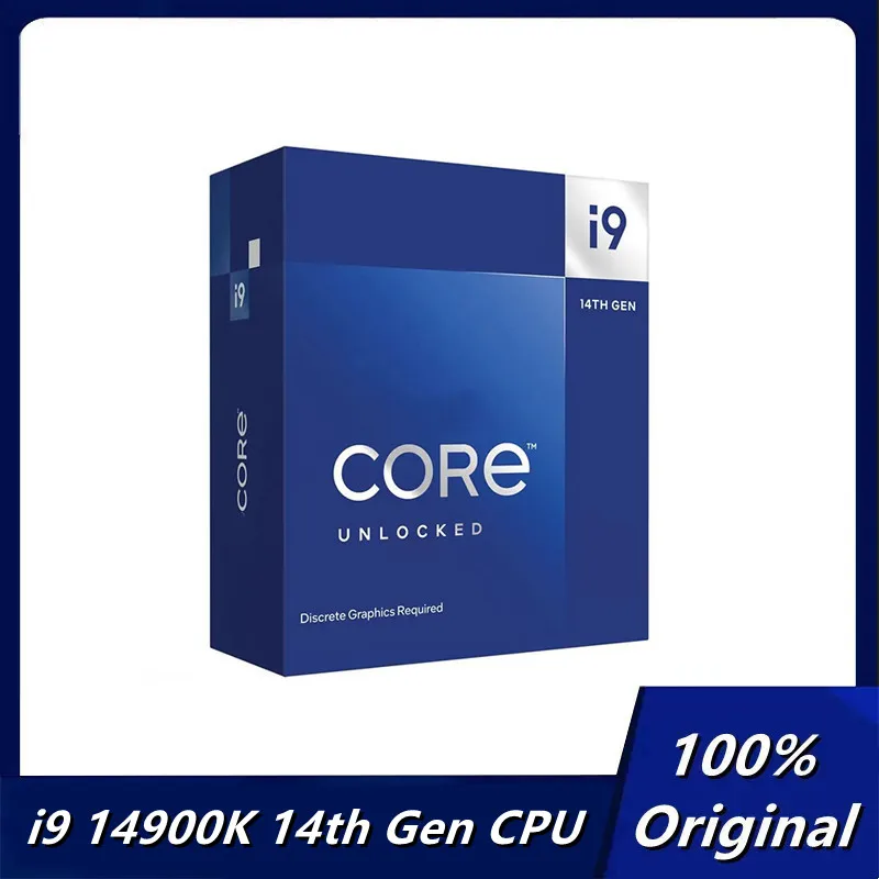 Brand New i9 14900K 14th Gen CPU Gaming Desktop Processor LGA1700 With Integrated Graphics Boxed 100% Original