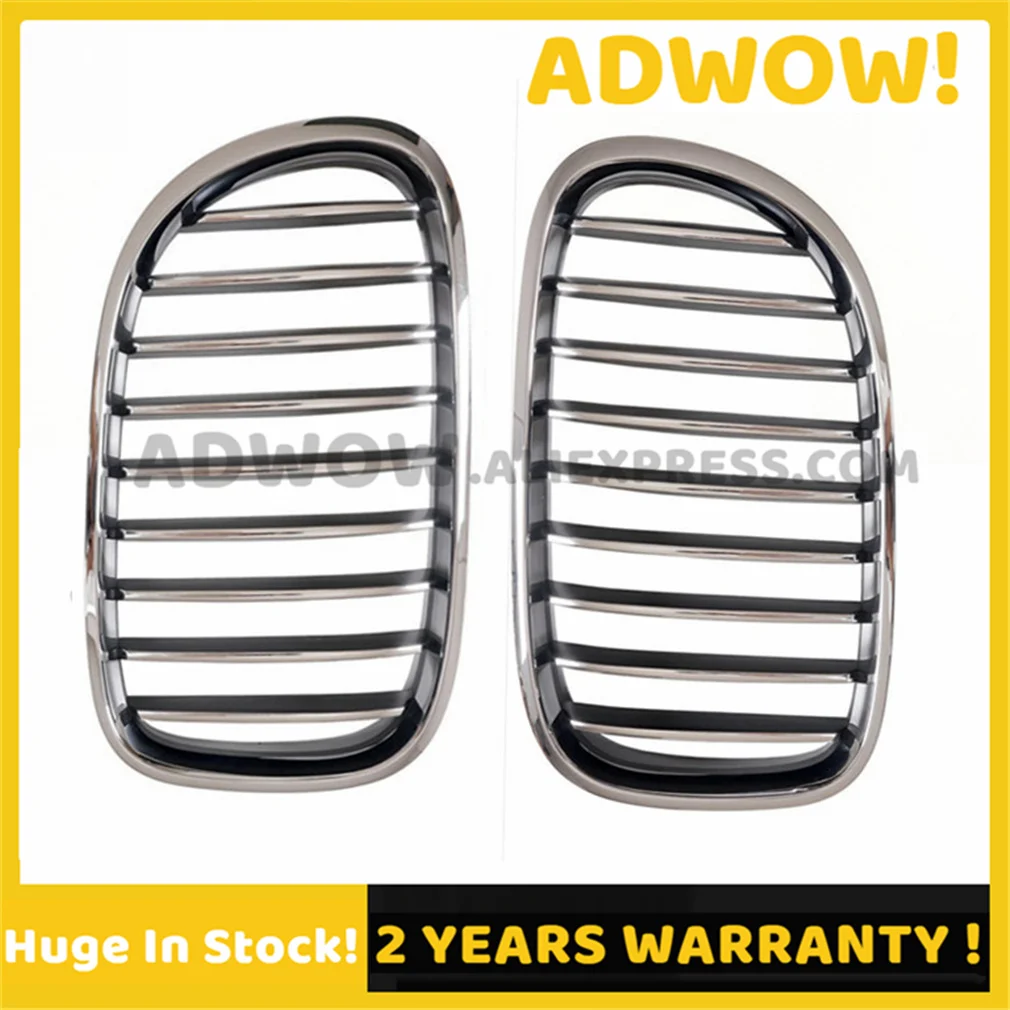 51117295297 51117295298 1Pair Chrome Grille - Front Left for BMW F01 F02 F03 F04 730i 740i 750i 760i 730Li 740Li 750Li 760Li New