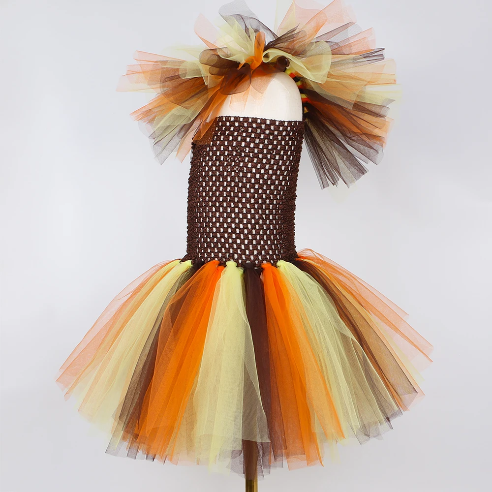 Lion King Kostuum Meisjes Holiday Party Tutu Prinses Jurken Fancy Animal Cosplay Carnaval Halloween Kostuum voor Kinderkleding Set