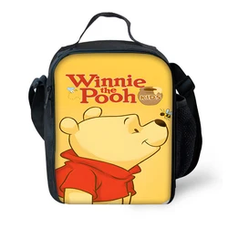 Winnie the Pooh Tigger Child Insulated Large Capacity Bag for Boy and Girl Student Outdoor Picnic Thermal Cooler Lunch Box