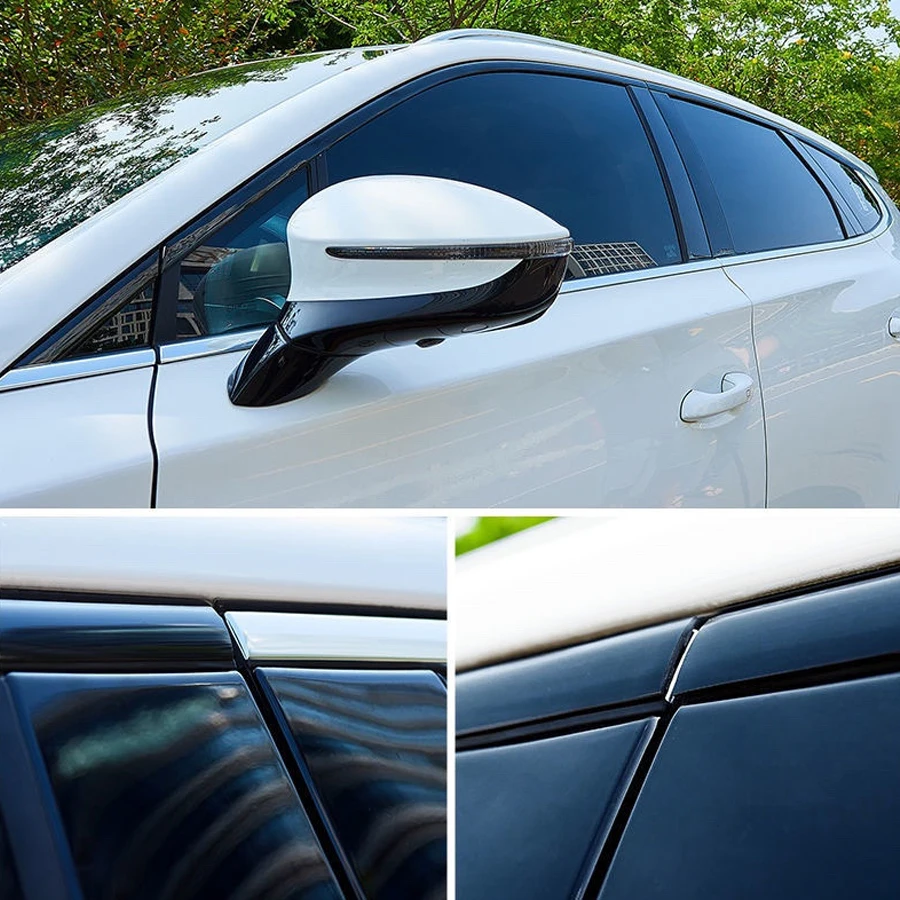 3 Meters Bright Black Universal Car Chrome Decorative Strips Auto Door Protector Strip Styling Bumper Decoration Moulding Trim