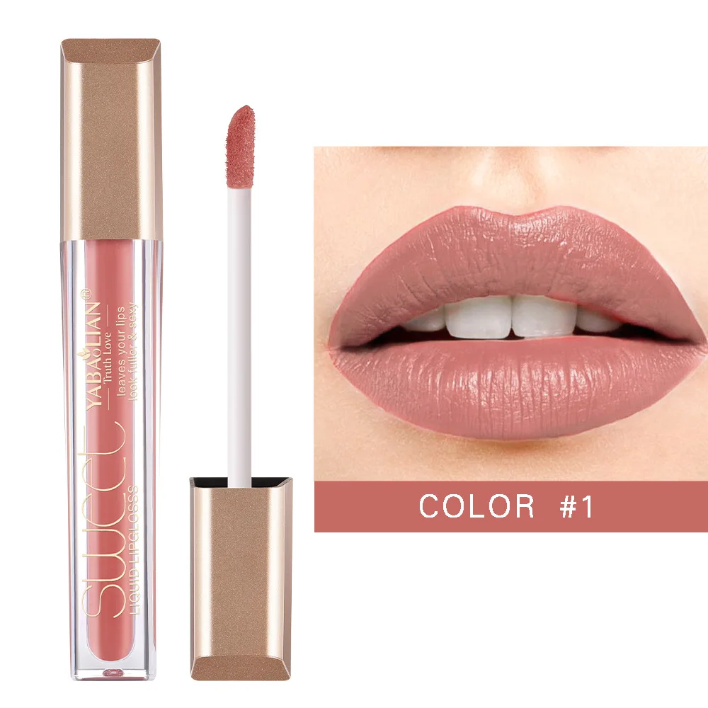 Transfer Proof Lip Gloss Matte Finish Non Sticky Long Wearing Velvet Lipstick For Women Kiss Proof Food Proof