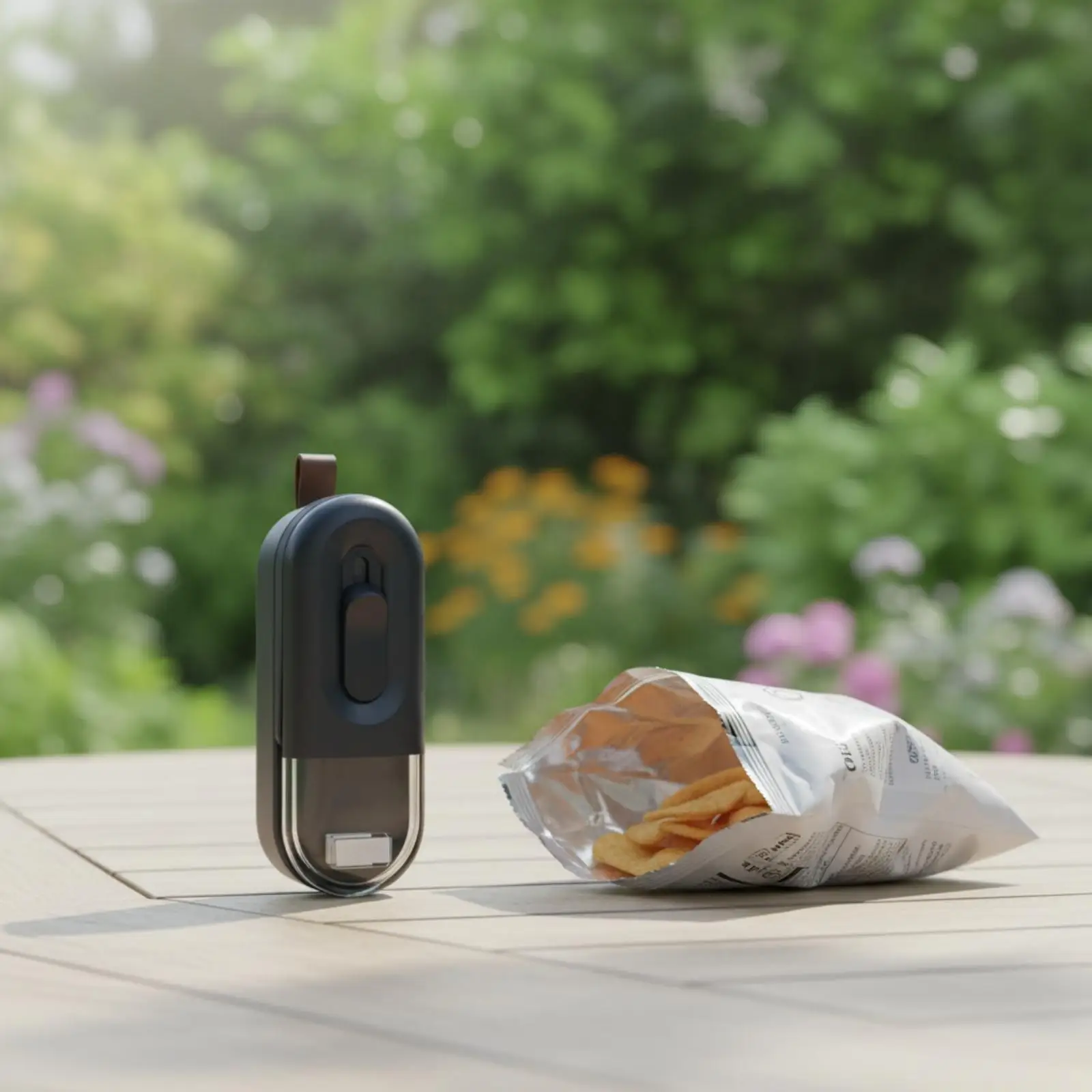 Mini Sealing Machine Durable Plastic Bag Sealer Stainless Element Heat Sealer with Opener for Food Freshness