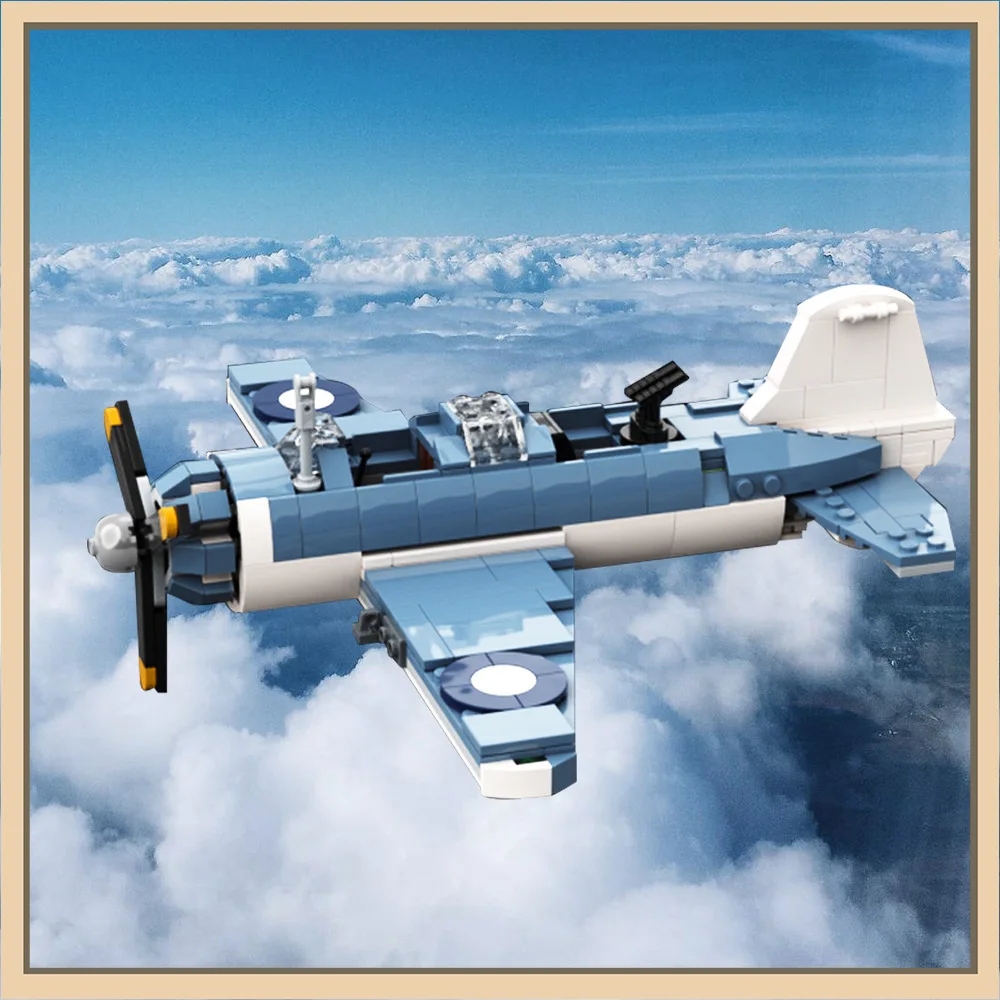 

MOC-141399 Building Blocks World War II dive Bomber SBD Intrepid War Model Series Gift Creative Building Blocks Set