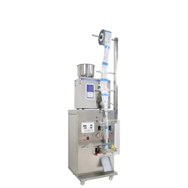 1-200G Multi-Function Plastic Bag Packing Machine for Particle and Powder, Coffee, Flour, Beans, Tea Filling and Sealing