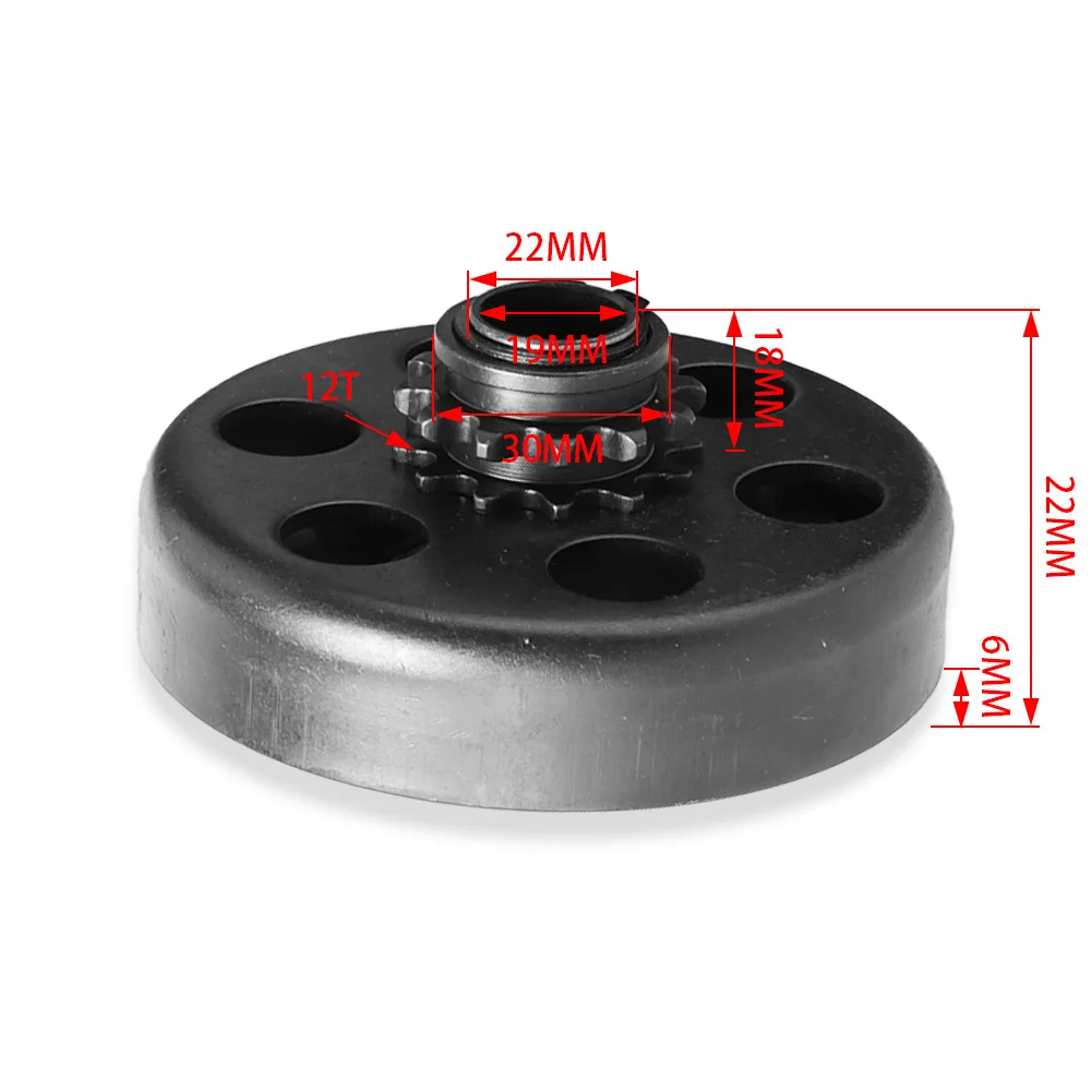 قابض أوتوماتيكي بالطرد المركزي جو كارت المرح ، 3 4 بوصة ، 12 طن ، 35 #86 ، سلسلة قسم لمحرك غو كارت دراجة صغيرة ، 19