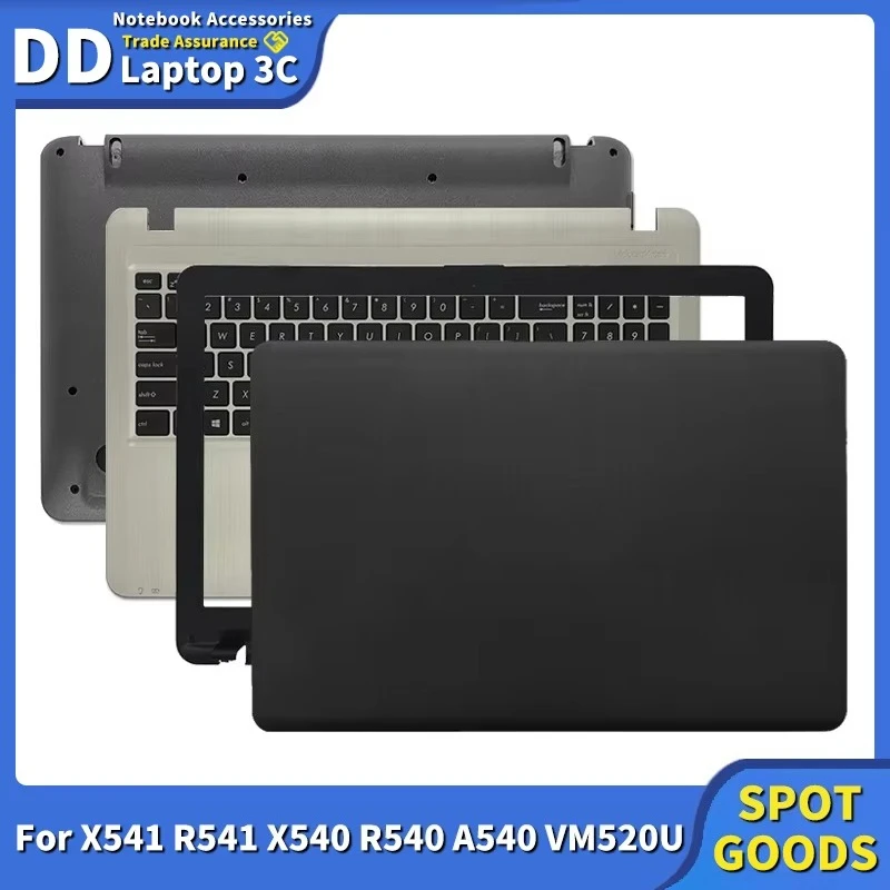 

NEW Laptop Case For X541 X541U R541 X540 R540 A540 VM592 VM520U LCD Back Cover/Front Bezel/Hinges/Palmrest Keyboard/Bottom Case