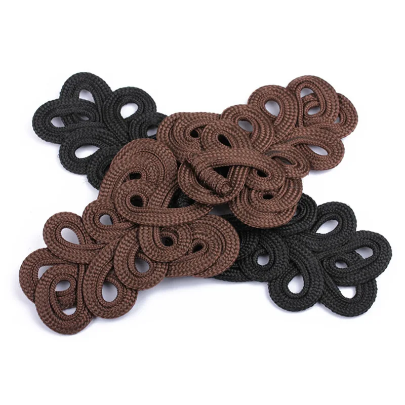 Large Handmade Chinese Knot Buttons Frog Closure Fastener Button for Cheongsam Sewing Crafts DIY Wedding Card Invitation