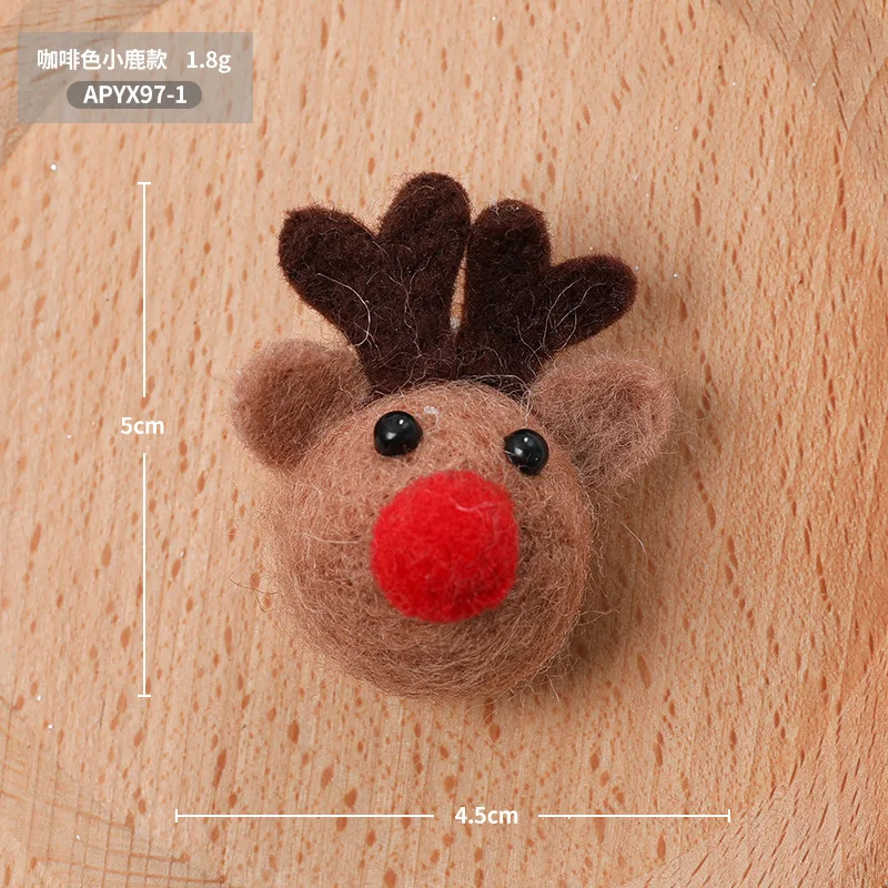 "Felt Christmas Ornaments DIY Kit - Santa Snowman Star Set - Xmas Tree Hanging & Tabletop Decor