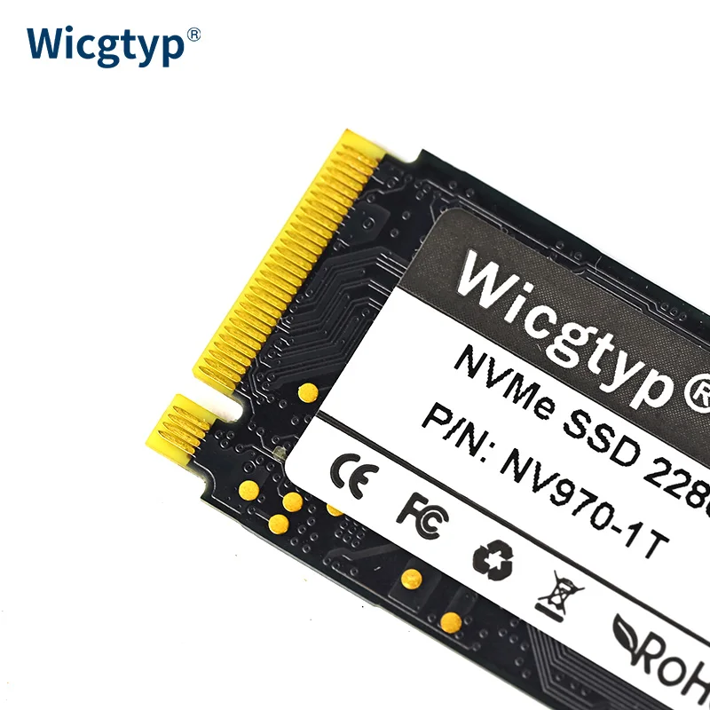 Imagem -04 - Wicgtyp-disco Rígido Interno de Estado Sólido Pcie Nvme M.2 2280 7400 Mbps 4tb 2tb 1tb 4x4 2280 Apto para Laptop Ps5 pc