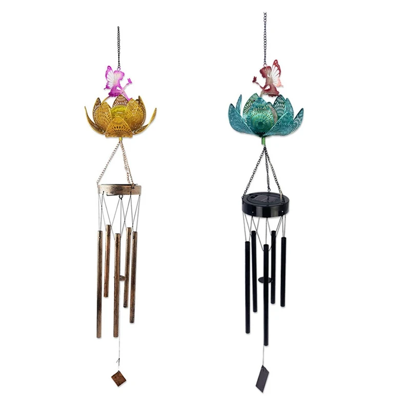 

Fairy Solar Wind Chimes For Outside, Hanging Gardening Gift For All Mom Women Grandma Daughter Wife,Birthday Gift