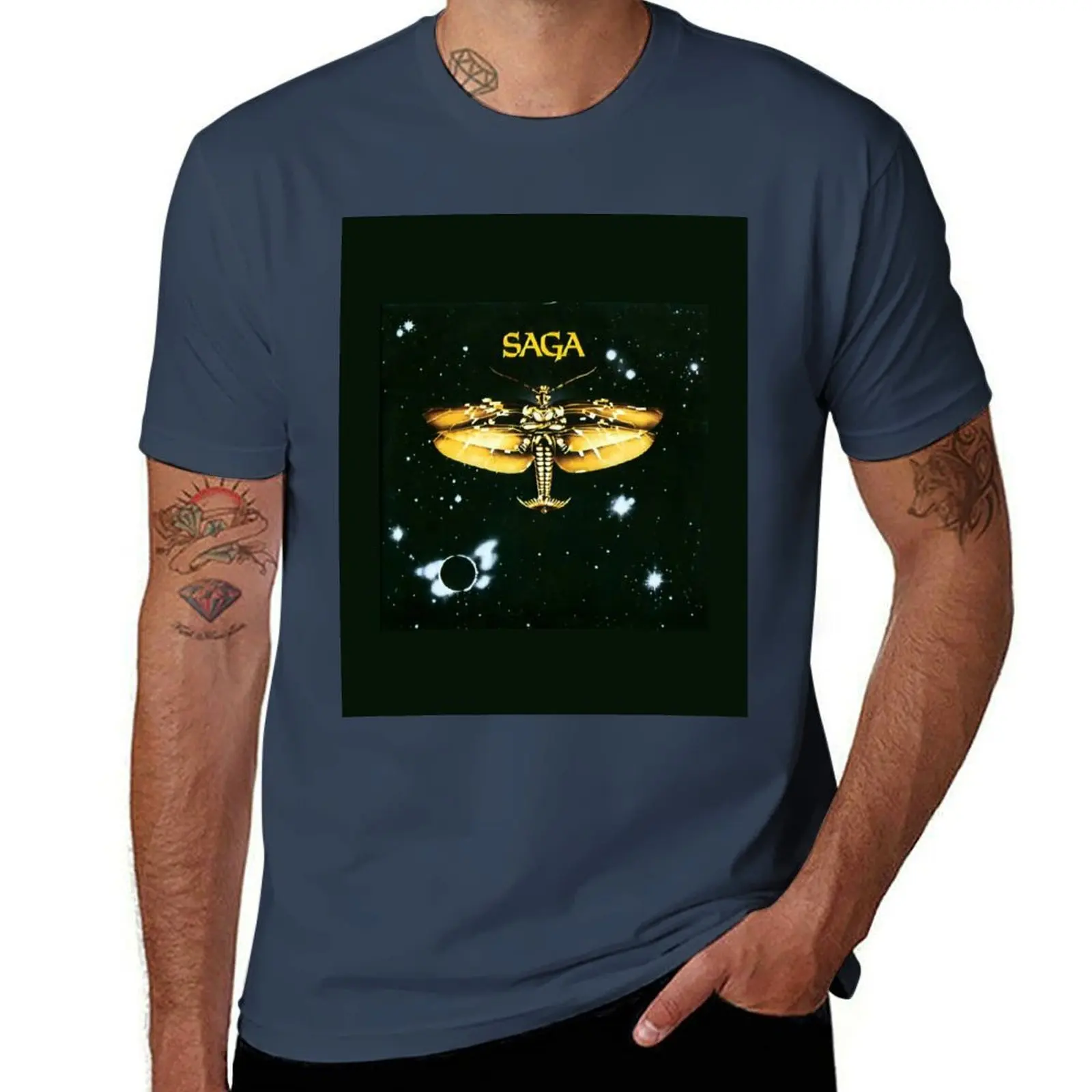 Saga - (1978) T-Shirt man t shirt graphic man t shirt summer t shirts designer T-Shirt