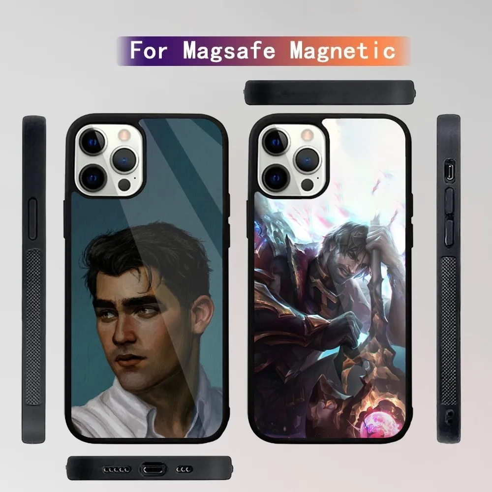 Game Jayce A-Arcane L-Lol Phone Case For iPhone 16,15,14,13,12,11,Plus,Pro,Max Mini Magsafe Magnetic Wireless Charging