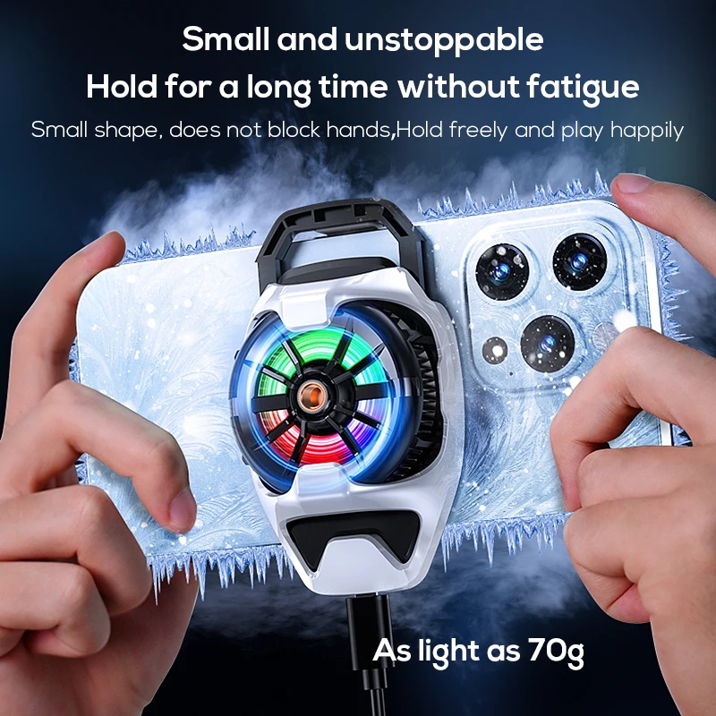 MEMO الهاتف المحمول برودة DL22 مروحة التبريد المبرد آيفون الألعاب الخلفي المشبك نظام التبريد الهواتف الذكية أقراص بالوعة الحرارة باردة