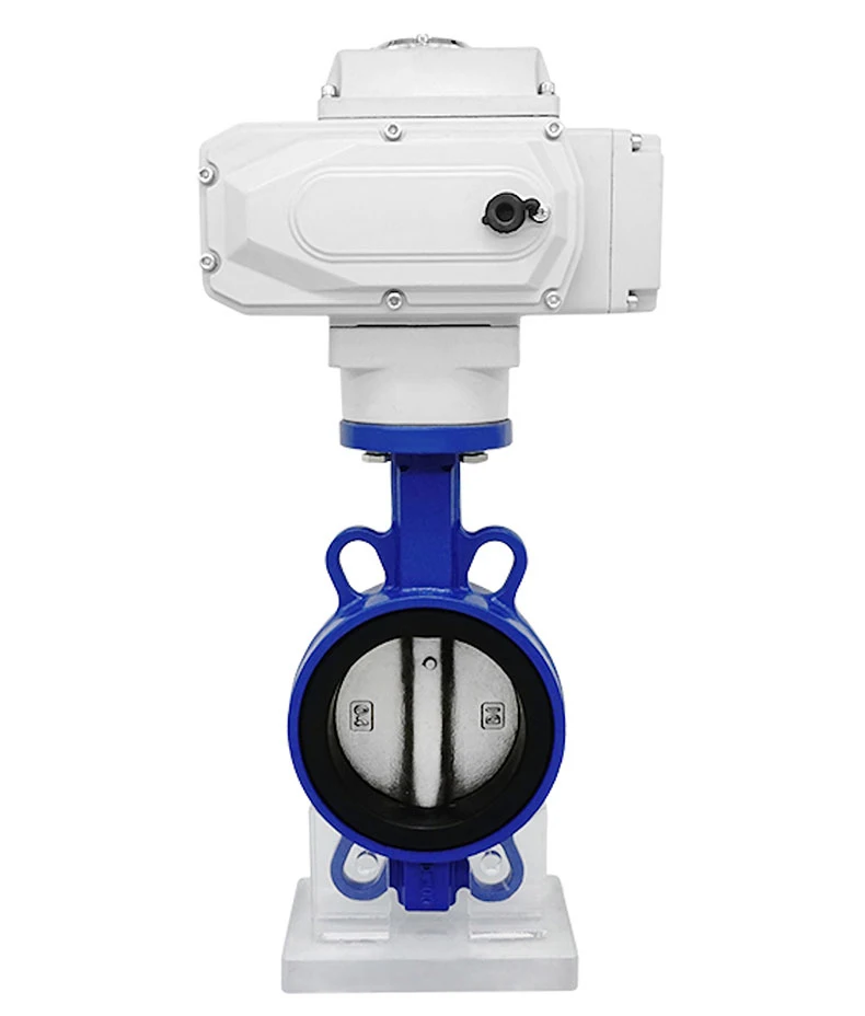 

For Tkfm Customize Electric Motorize Cast Iron Dn150 Wafer Butterfly Valve With Electric Actuator