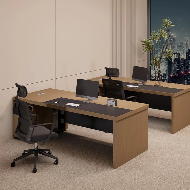 مجموعة مكتب وكرسي، مقعد الموظفين، التمويل، الموظفين المزدوجين، مكتب رئيس حديث بسيط، مكتب كمبيوتر فردي للمكتب