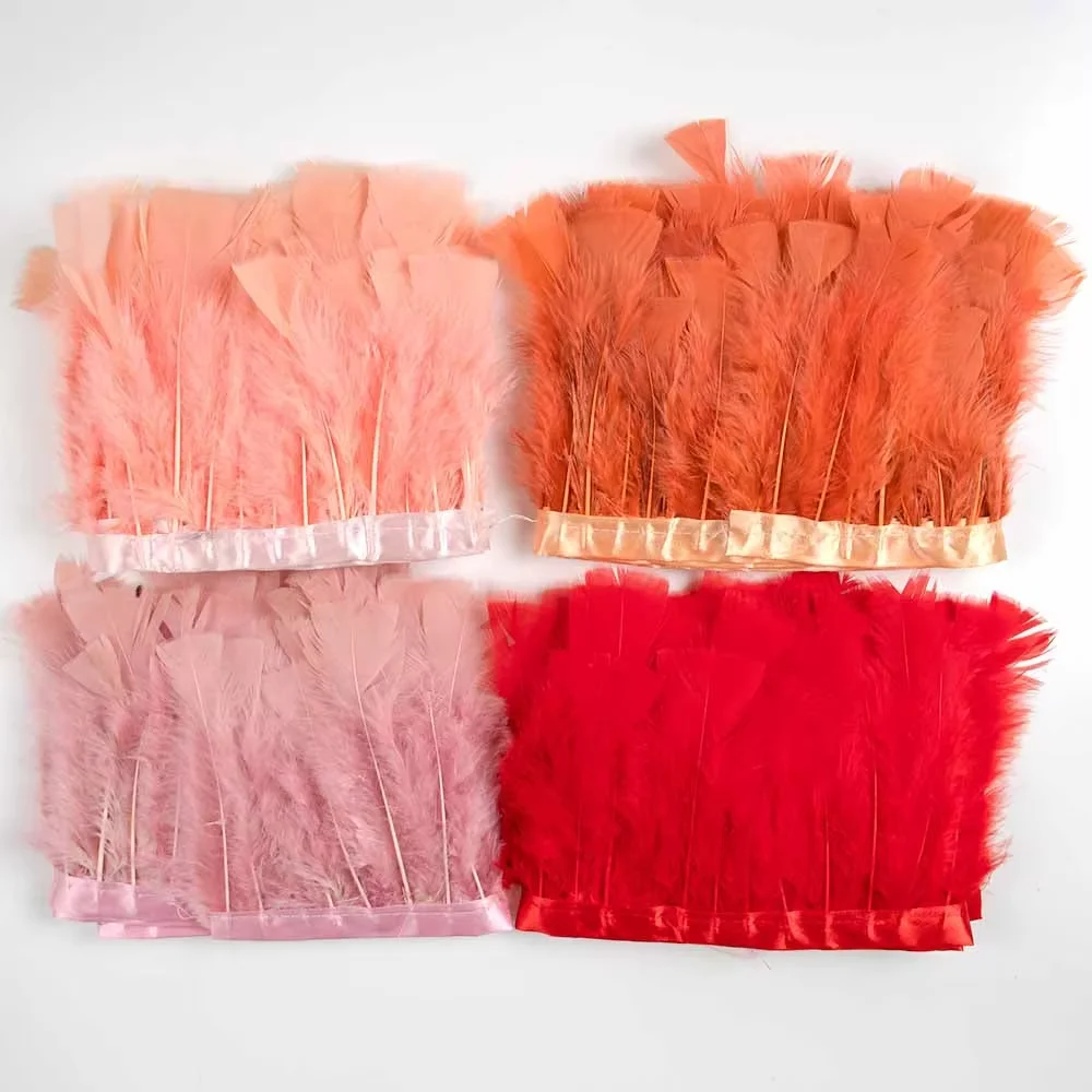 1M 5M 10M Flauschige Truthahnfedern Borte 10-15CM Marabou-Federn Quastenband für Hochzeits- und Partykleider, Näharbeiten, Dekorative Federn