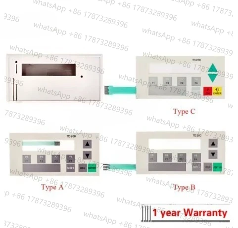 Interruptor de teclado de membrana para 6ES7272-0AA30-0YA0 6ES7 272-0AA30-0YA0 S7 TD200 Teclado de membrana e caixa de plástico