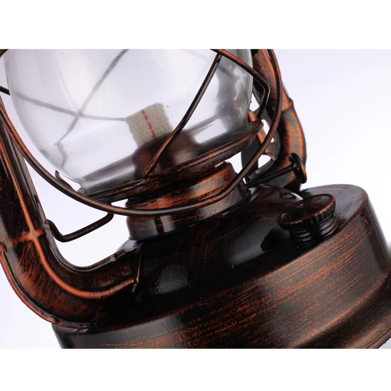 Retro Kerosene Pendant Light Christmas Decoration Lamp Fixture E27 AC110V 220V Hemp Rope Atmosphere Handheld Retro Lamp Lighting