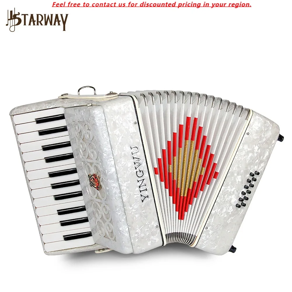 

Top Selling 25 Keys 12 Bass Chorus Professional Performance Keyboard Accordion