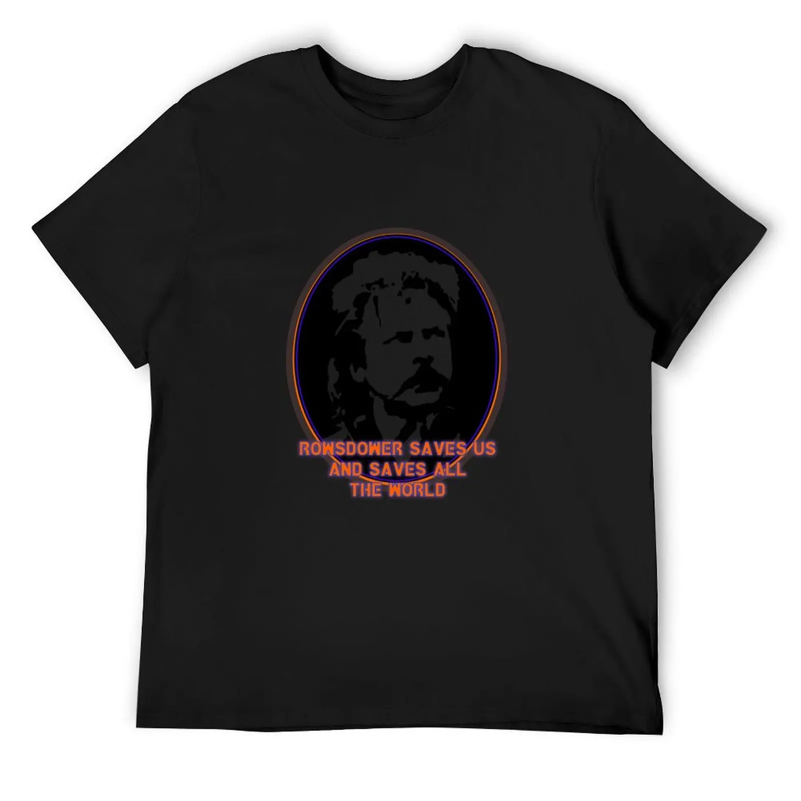 

Rowsdower Saves Us and Saves All The World T-Shirt gifts for boyfriend Short sleeve tee cute clothes t shirts for men pack