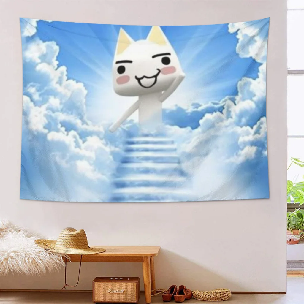 Inoue Toro Cute Cat Tapestries   Room Decoration Items Home Décor Bedroom Wall Decorating Cloth