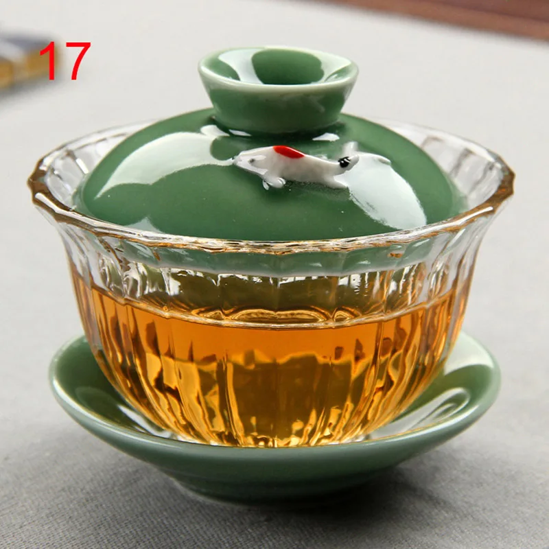 

Chinese Traditions Gai Wan Tea Set Bone Kung Fu TeaSet Gaiwan Tea Cup Porcelain Bowl For Travel Beautiful And Easy Kettle