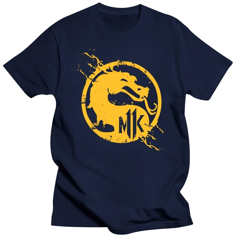 Mortal Kombat T Shirt - Scorpion Tee Legendary Fighting Black T-Shirt M-3Xl Printing Apparel Tee Shirt