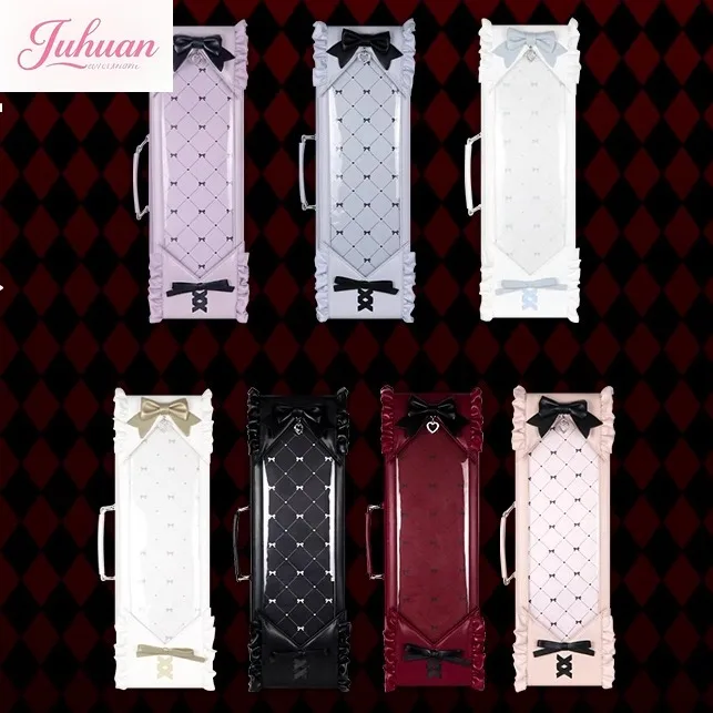 

Japanese Original Four-quarter Bjd Baby Bag Ltabag Women Bow Here Ribbon Pain Lolita Going Out Baby Bags Crossbody Backpack Girl