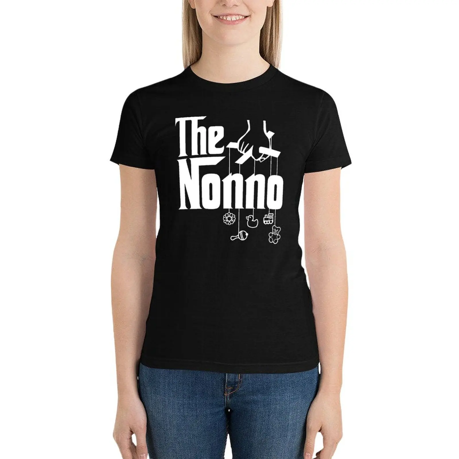 

The-Nonno-godfather T-Shirt hippie clothes Short sleeve tee t shirt Women