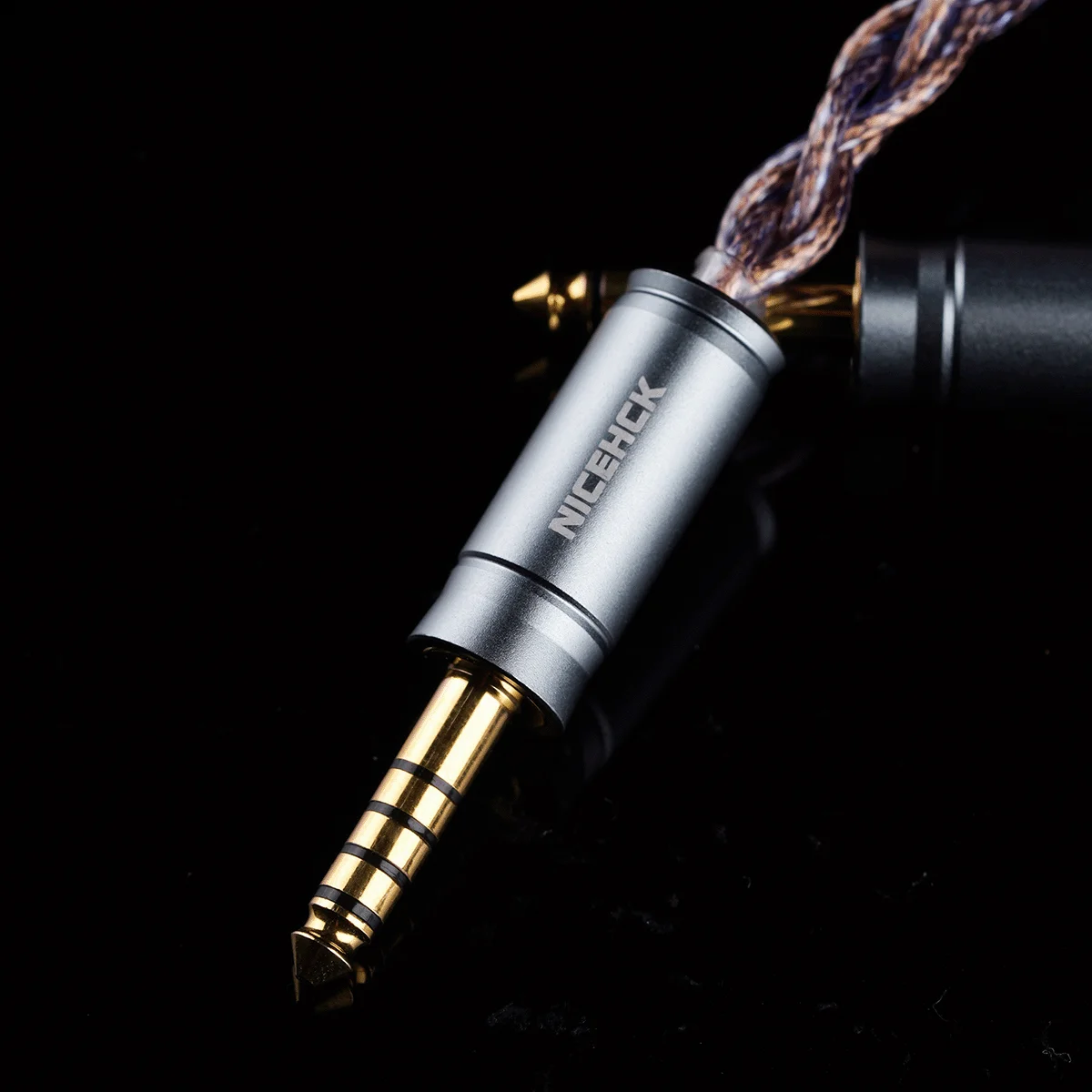 NICEHCK CometMini Audio IC Cable 8N Conductor de alta pureza Actualización de auriculares 17,5AWG Cable chapado en oro OFC 4,4 mm Enchufes equilibrados