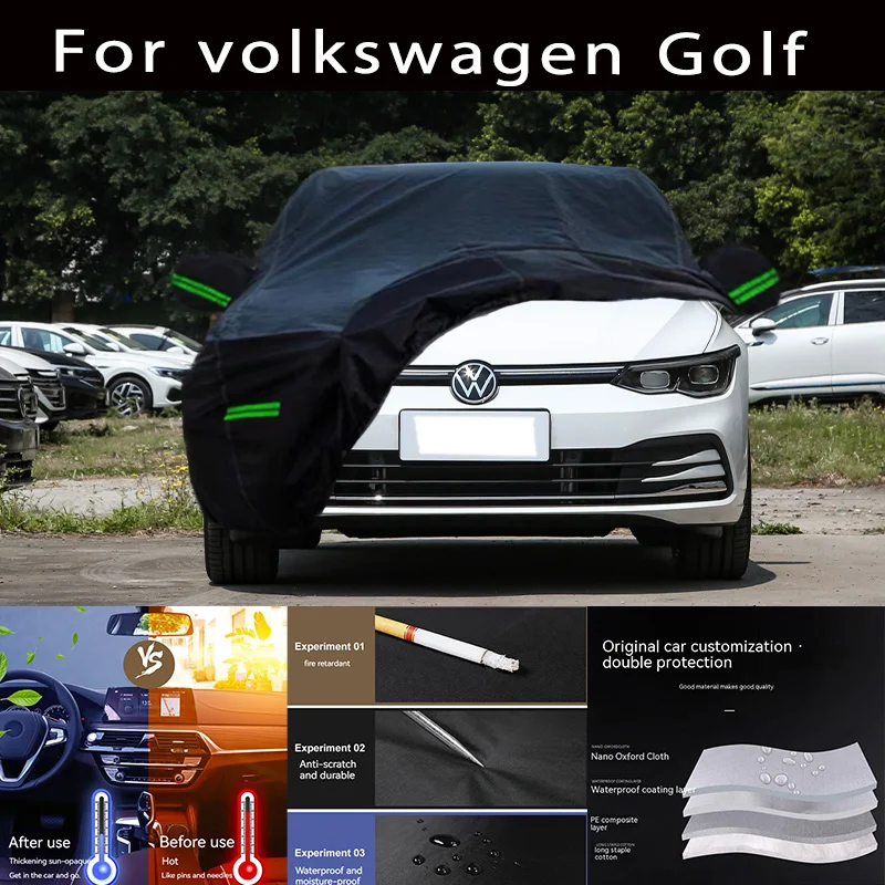 

For volkswagen Golf Outdoor Protection Full Car Covers Snow Cover Sunshade Waterproof Dustproof Exterior Car accessories