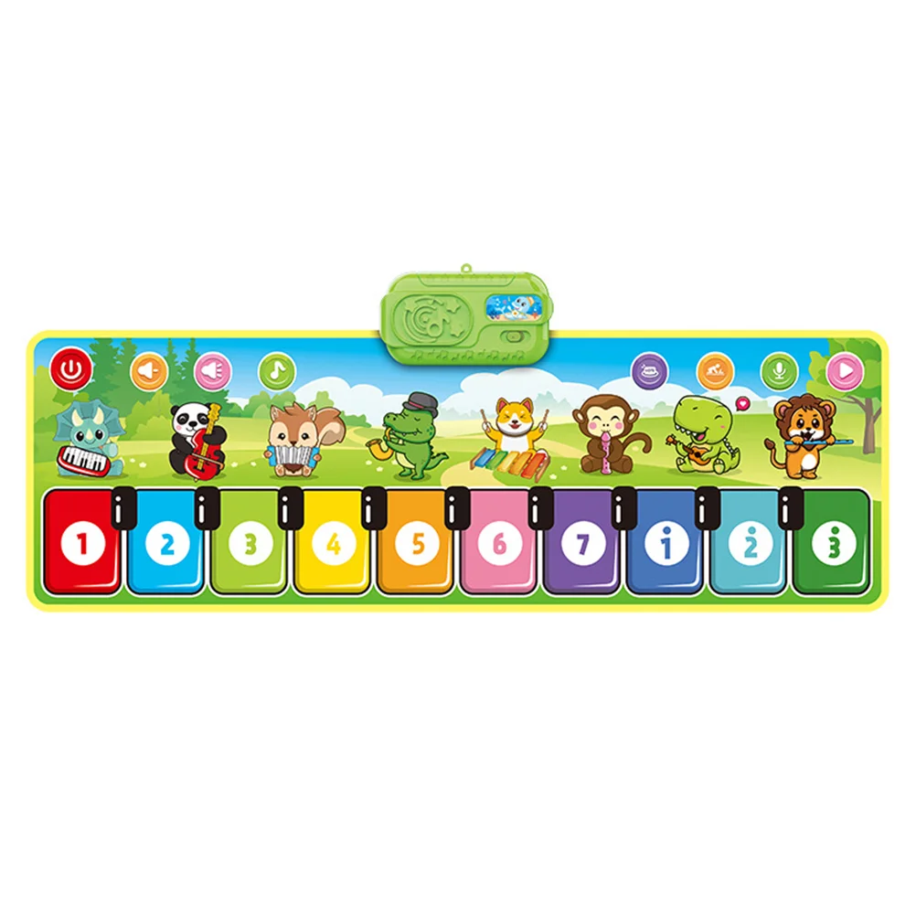 Kids Musical Mat Piano Keyboard Dance Floor Carpet Blanket Early Education Toy crawling game mat multifunctional carpet