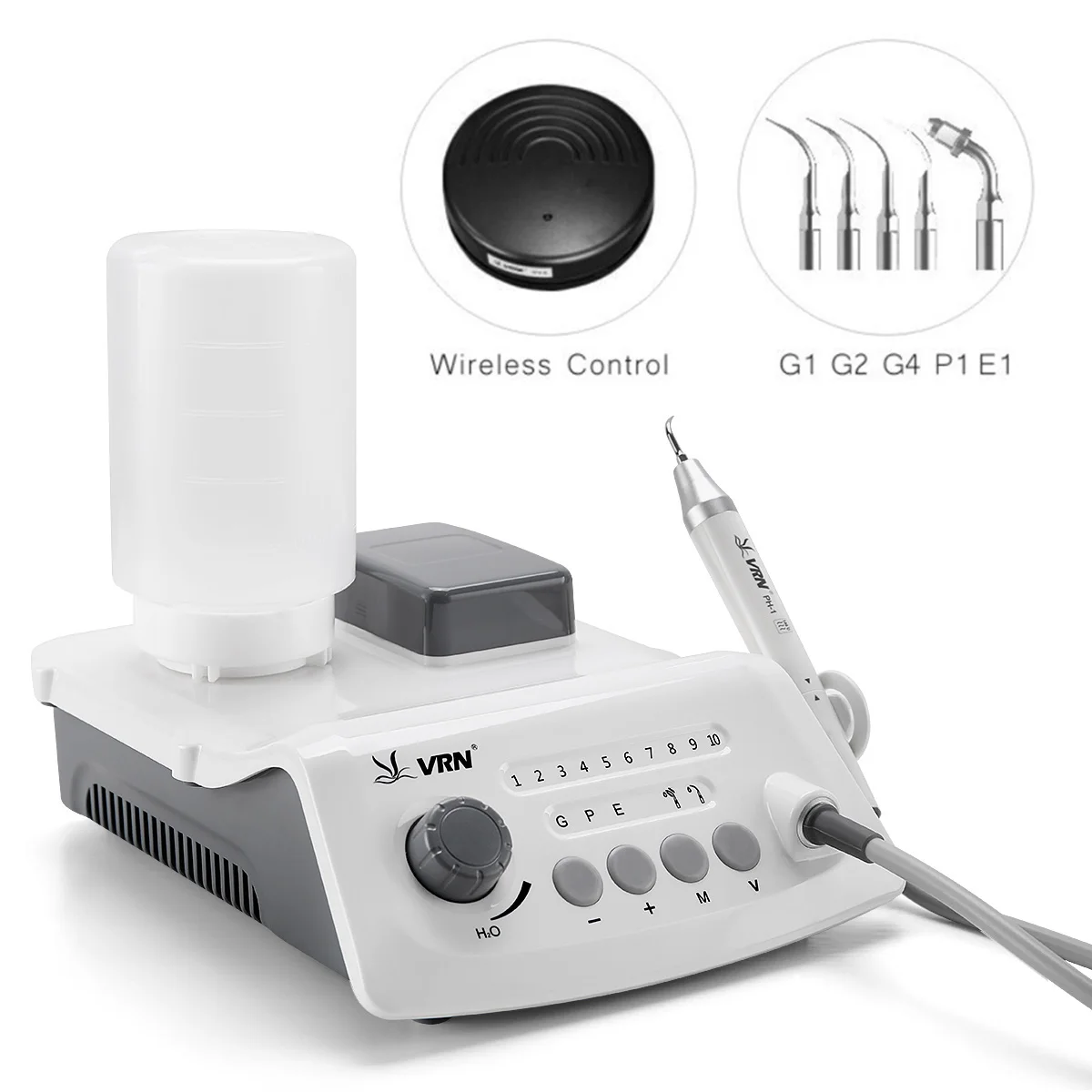 AZDENT Wireless Control Ultrasonic Scaler With LED Detachable Handpiece Simple Version