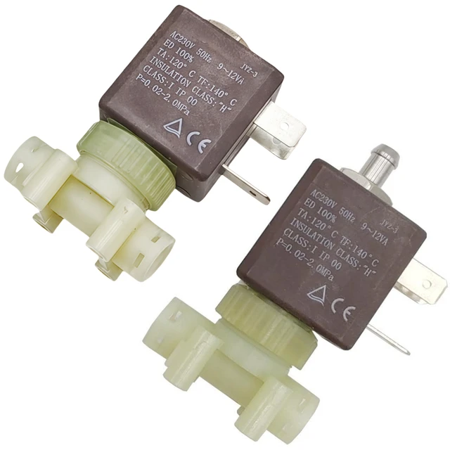 Elettrovalvola Two-way Three-way 230V 50Hz Solenoid Valve For Coffee Machine High-temperature Resistant Electromagnetic Control Valve Acqua e vapore — dettaglio 1
