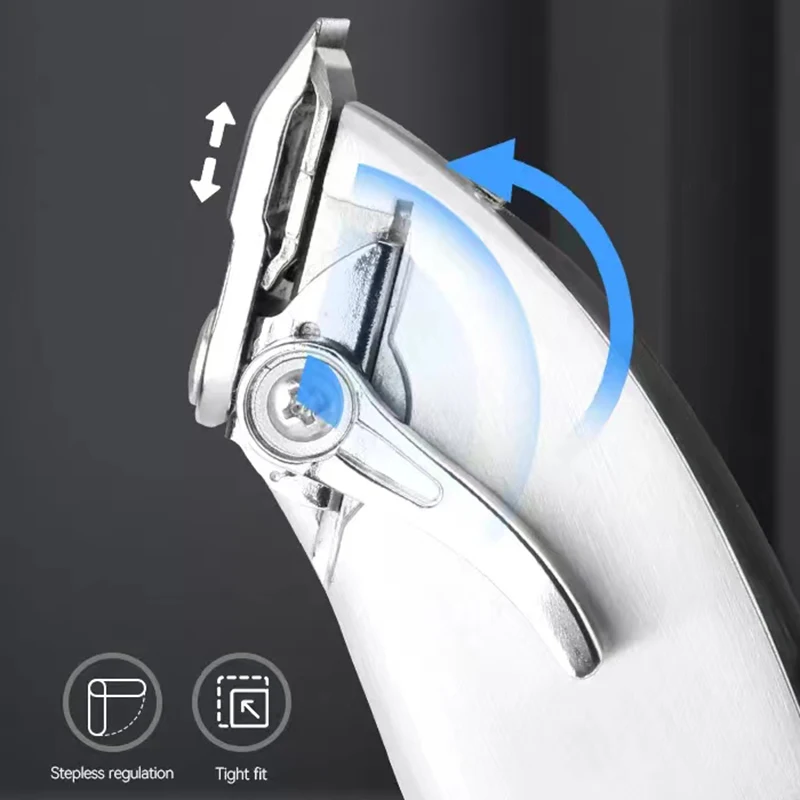 مقص شعر لاشي لاسلكي من Kemei ، مقص شعر كهربائي احترافي ، آلة قص شعر قوية ، قاطع حلاق ، ander Master ،