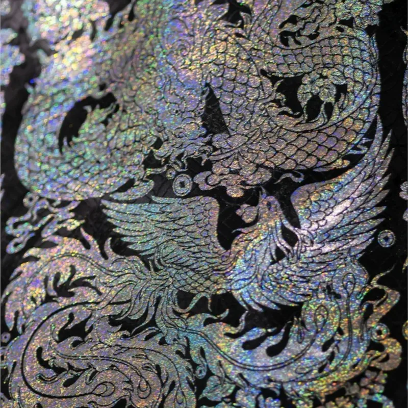 Chengxiang เลียนแบบแม่มุกฝังซาตินสีทอง jacquard Hanfu ผ้าผ้าพิเศษสําหรับกระโปรงหน้าสไตล์จีน