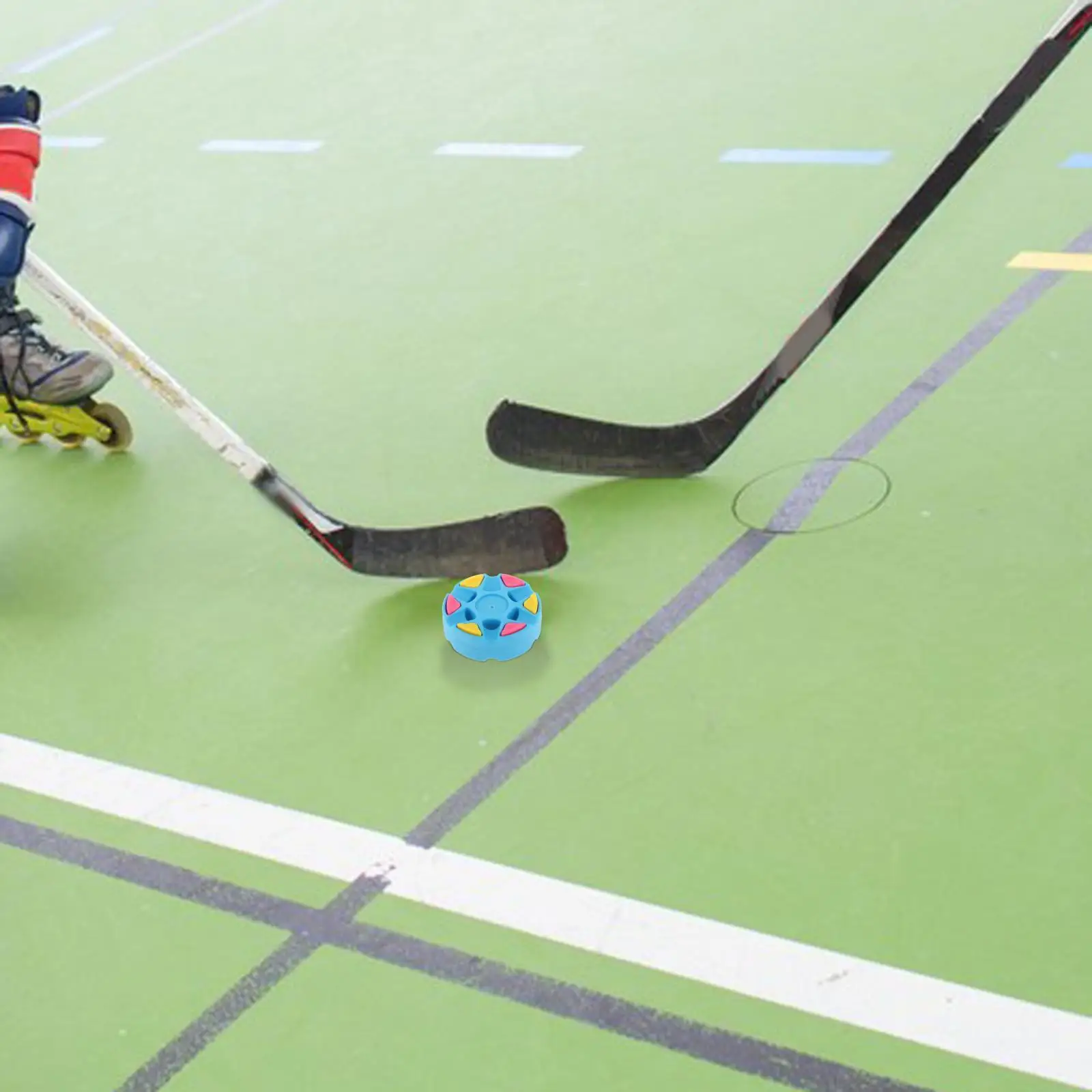 Roller Hockey Puck High Quality PA Material Street Training Ball Dryland Rink Practice Gear for Beginners and Pros