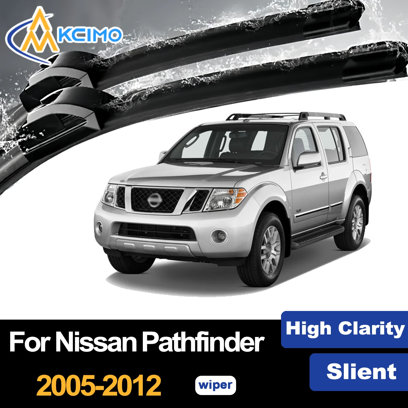 

For Nissan Pathfinder R51 2005-2012 2006 2007 2008 2009 Front Wiper Blades Car Windscreen Windshield Window Wiper Accessories