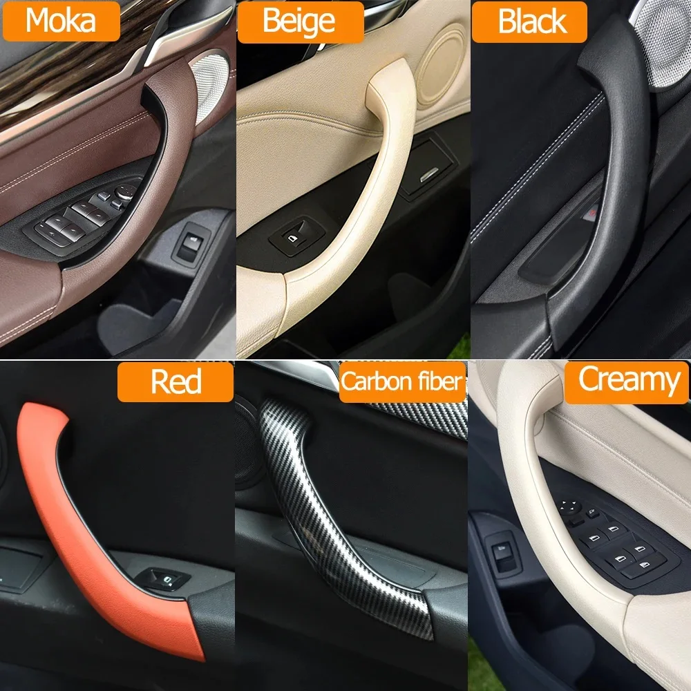 Interior Car Front Rear Left Right Door Handle Outer Cover Trim For BMW X1 X2 F48 F49 F39 2016 2017 2018 2019 2020 2021 2022