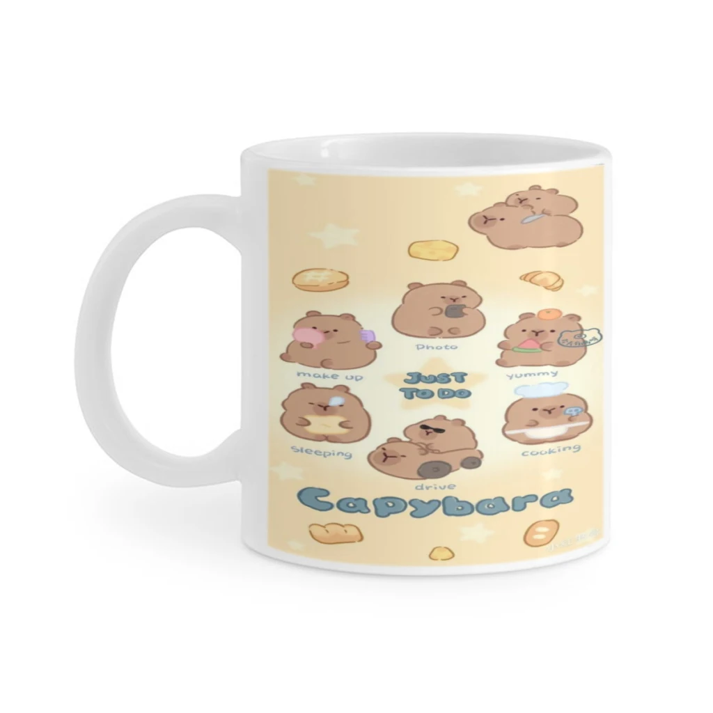 

Capybara Ceramics Coffee Mugs Tea Cup Milk Cups Gifts Drinkware Coffeeware