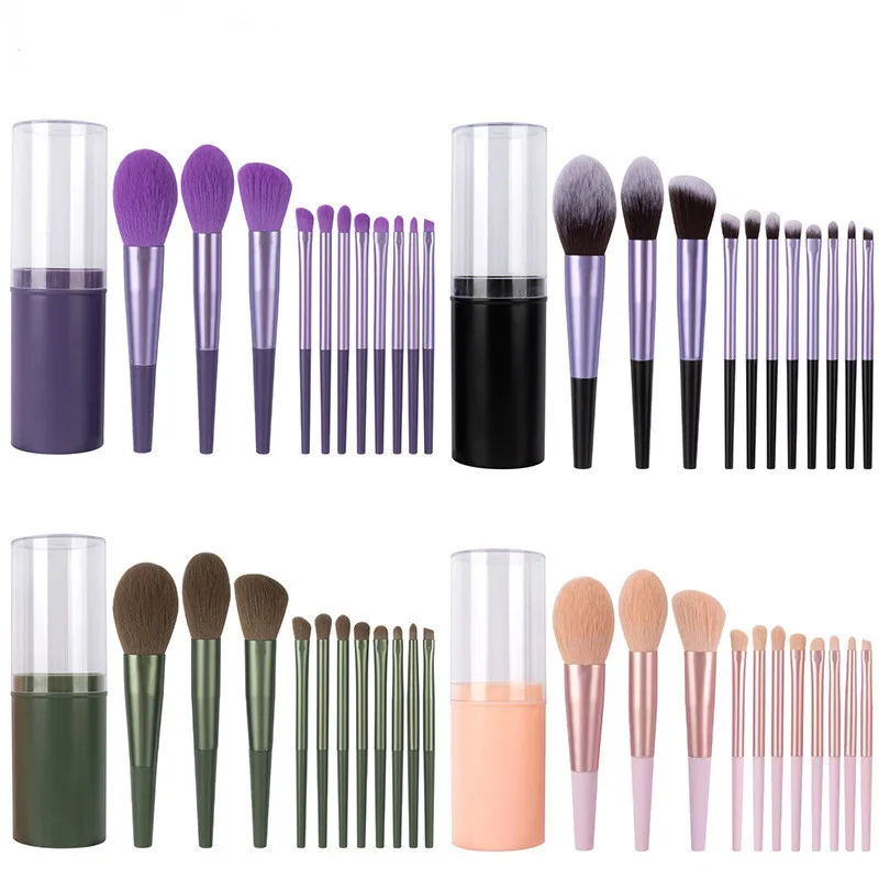 Weichen, Flauschigen Make-Up Pinsel Set für kosmetik Foundation Erröten Pulver Lidschatten Kabuki Blending Make-Up pinsel schönheit werkzeug Fall