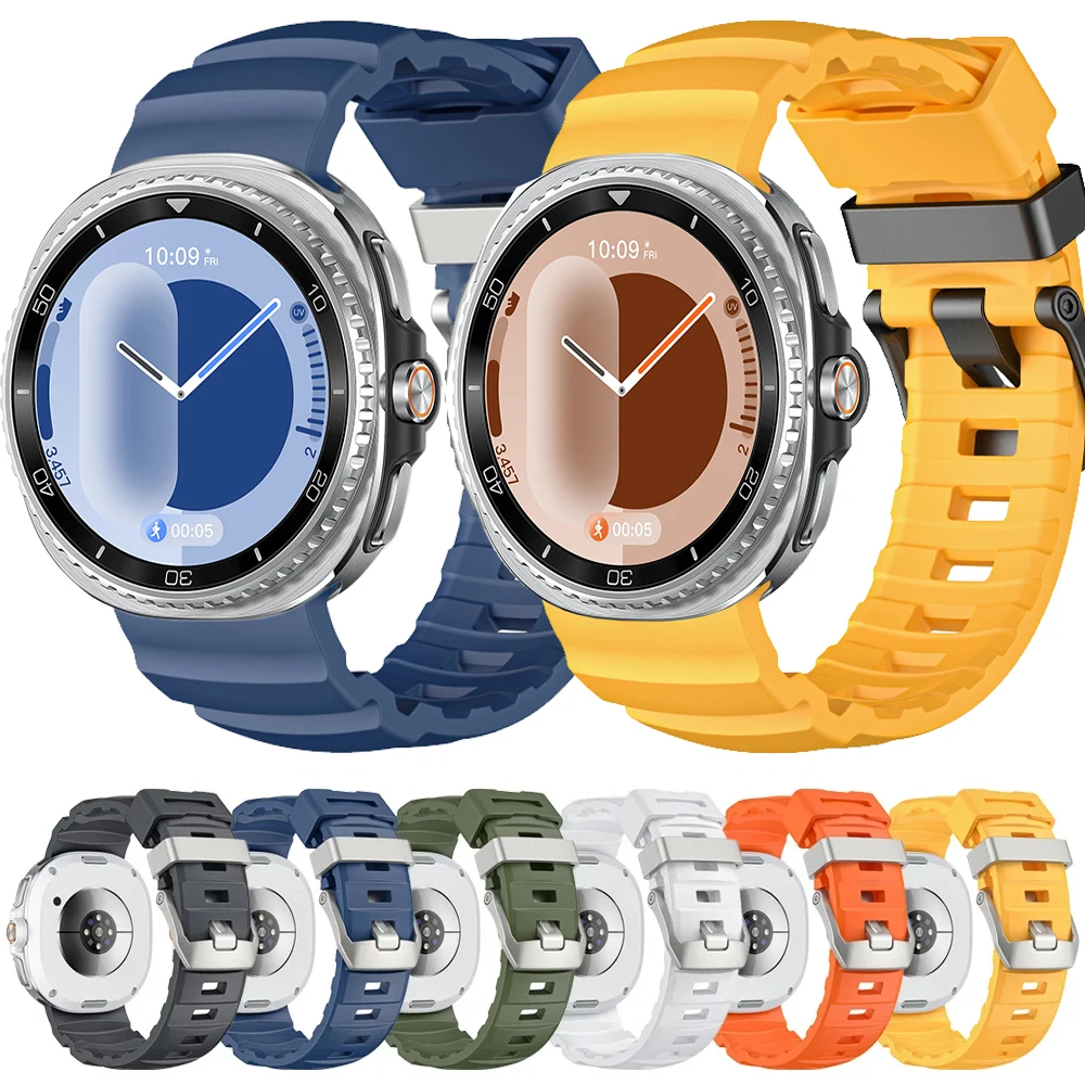삼성 갤럭시 워치 8 44mm 40mm용 실리콘 스포츠 스트랩 삼성 갤럭시 8 클래식 46mm 오리지널 밴드용 편안한 손목 밴드