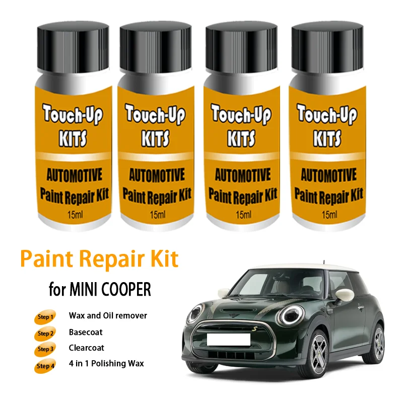 

Car Paint Repair Kit for MINI COOPER Touch-Up Set Paint Scratch Remover Automotive Paint Care Accessories Black White