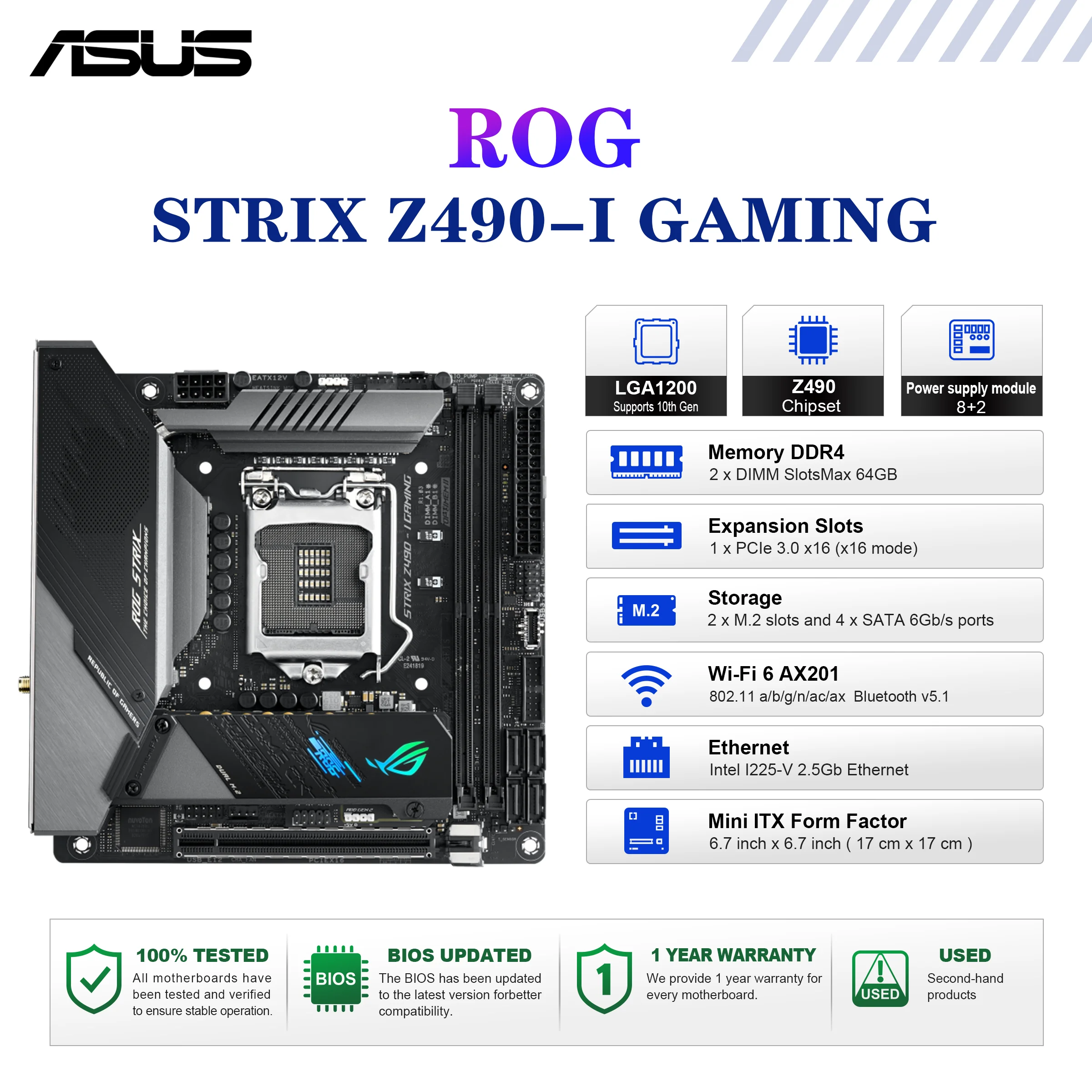 motherboard z490 mini itx - Buy motherboard z490 mini itx with