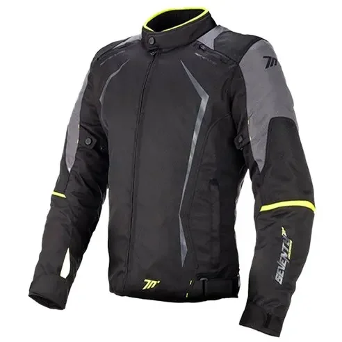 SD-JR47 winter RACING jacket men black/yellow FLUOR root monthly OUTLET MOTOSOTORE brands jackets clothes moto SEVENTY DEGREES