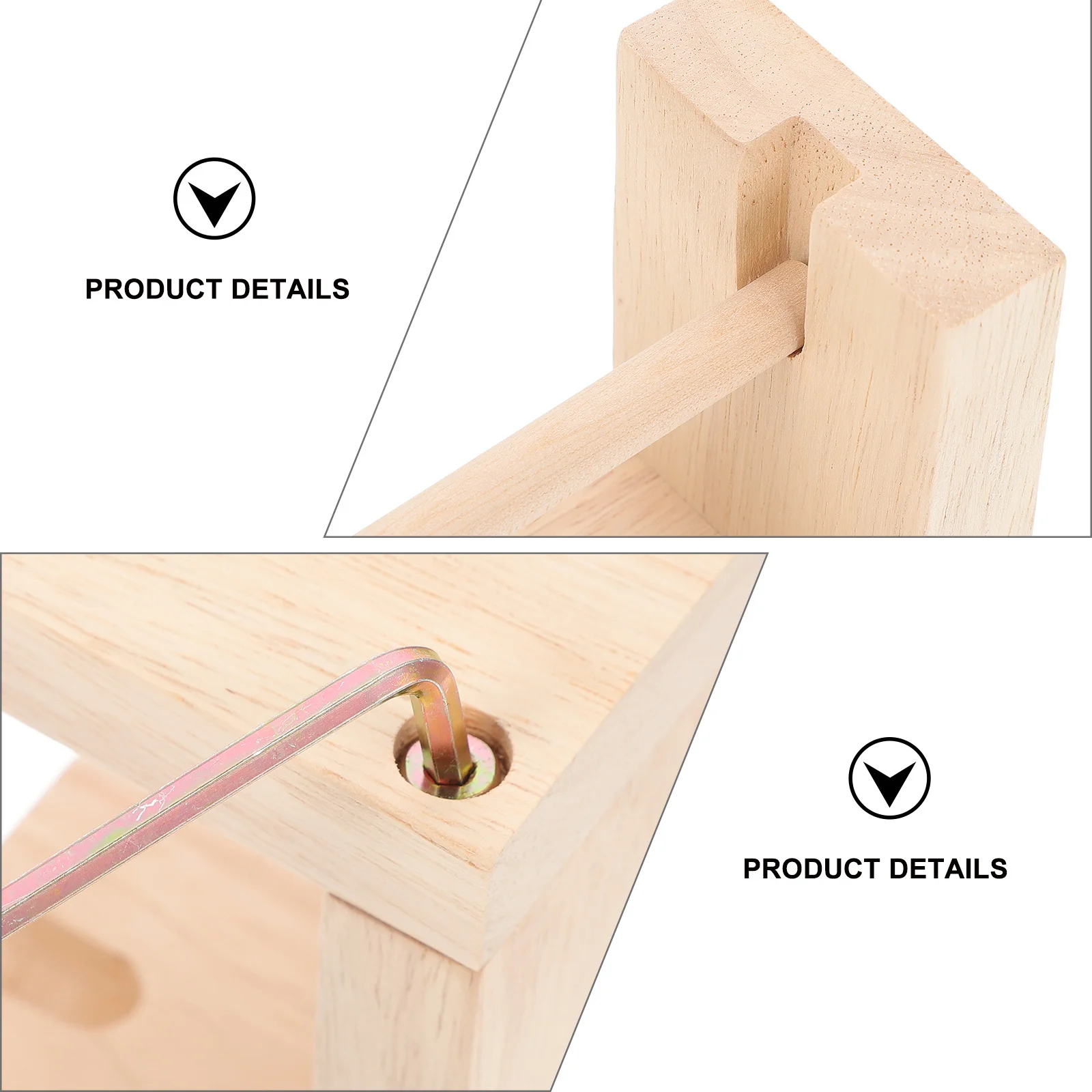 تدوير حامل بكرة خشبية الغزل الكرة تخزين الرف الحياكة بكرات أداة موضوع المنظم الخياطة الحرفية Diy بها بنفسك التبعي